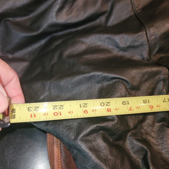 V.S.O.P. COGNAC 100% GENUINE LEATHER BLACK JACKET Soft pockets Bolero Cropped - Picture 7 of 12